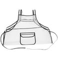 thumbnail image 6 of LEORX Salon Apron TPU White 1Pcs, 6 of 8