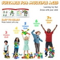 Jasonwell STEM Toys Building Blocks Kids Educational Construction Tiles