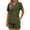 Army Green, variant on 2 Piece Sets for Women Summer Lounge Short Sets Casual Oversized V Neck Shirts And Shorts Matching Fashion Outfits