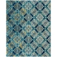 thumbnail image 3 of SAFAVIEH Evoke Keith Damask Area Rug, Royal/Light Blue, 9' x 12', 3 of 6