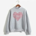 thumbnail image 2 of Vedolay Oversized Sweatshirt for Women Hoodies for Women Fall Fashion 2023 Long Sleeve Pullover Tops Casual Crewneck Sweatshirts,Gray S, 2 of 3
