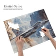 thumbnail image 2 of 1000 Piece Dynamic Fighter Jet Jigsaw Puzzle For Adults – Vibrant Military Aircraft In Flight, Challenging Relaxing Brain Exercise, Great Gift & Home Wall Decor, 2 of 7