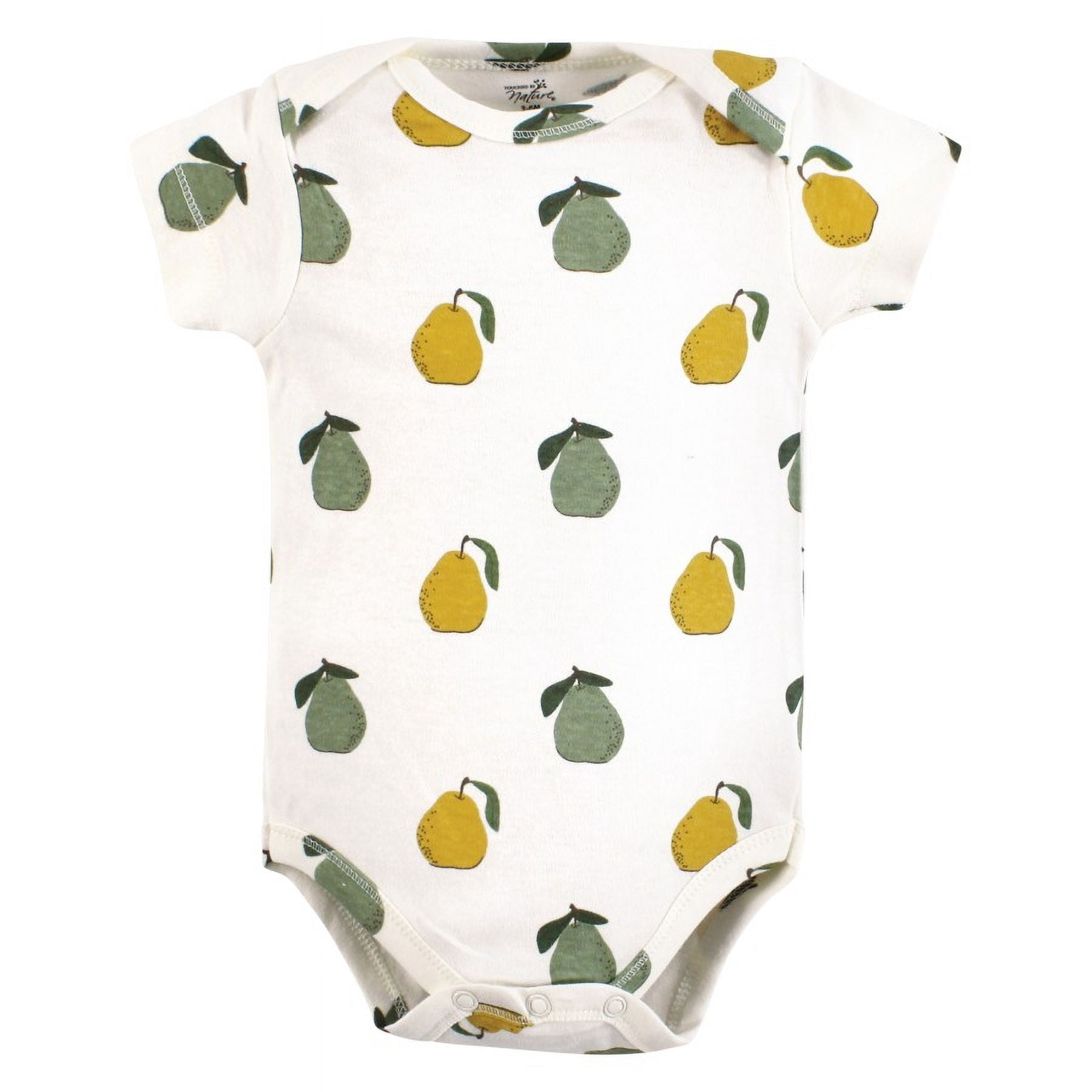 Touched by Nature Organic Cotton Bodysuits, Fruits And Veggies, Preemie
