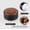 Medium, variant on Italian Coffee Powder Press with Wooden Lid - Compatible with 51mm, 53mm, 58mm Espresso Machines