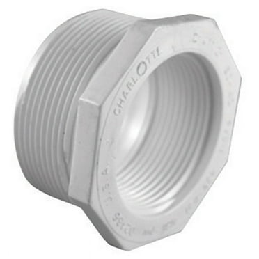 Charlotte Pipe PVC 02112 3000HA Reducing Bushing, White