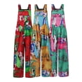 thumbnail image 4 of Monos, Mono de mujer con bolsillos, sin mangas, piernas anchas, monos de talla grande Abanopi Extragrande, 4 of 7