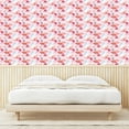 thumbnail image 3 of Ambesonne Floral Peel & Stick Wallpaper for Home, Vintage Romance Art Flowers, 13"x72", Soft Blue and Pale Pink, 3 of 5