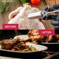 thumbnail image 2 of Mejorador culinario, jeringa inyectora de carne que ofrece un paquete compacto y resistente, inyector de adobo de acero inoxidable para agujas profesionales y fácil uso con una sola mano, 2 of 5
