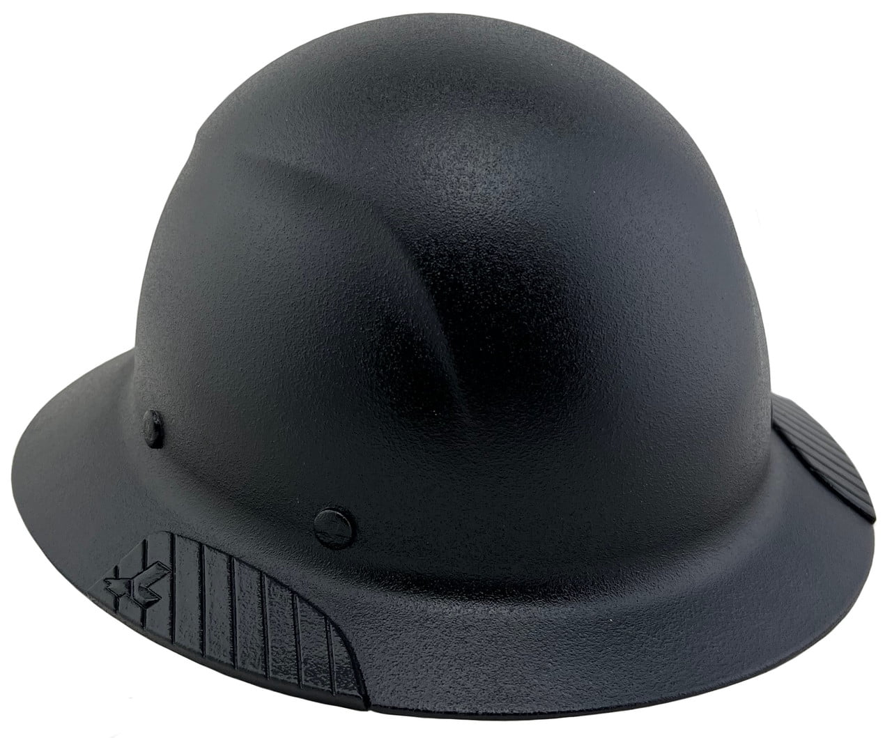 DAX Fiberglass Composite Hard Hat - Full Brim Textured Black