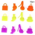 thumbnail image 2 of Drink Markers Silicone Small - 12PCS Colorful Wine Glass Charms Glass Identifiers, 2 of 10