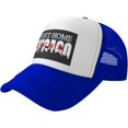 thumbnail image 1 of Chicago Flag Skyline Mesh Back Trucker Cap Baseball Cap, 1 of 8