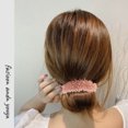 thumbnail image 2 of Bandeau de Mariage pour Femmes, Pince à Chignon, Support de Chignon de Mariée, Accessoire de Tête, Rose, Cristal, 2 of 7