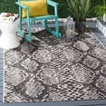 thumbnail image 2 of SAFAVIEH Courtyard Alphonse Animal Indoor/Outdoor Area Rug, Grey/Black, 5'5" x 7'7", 2 of 7