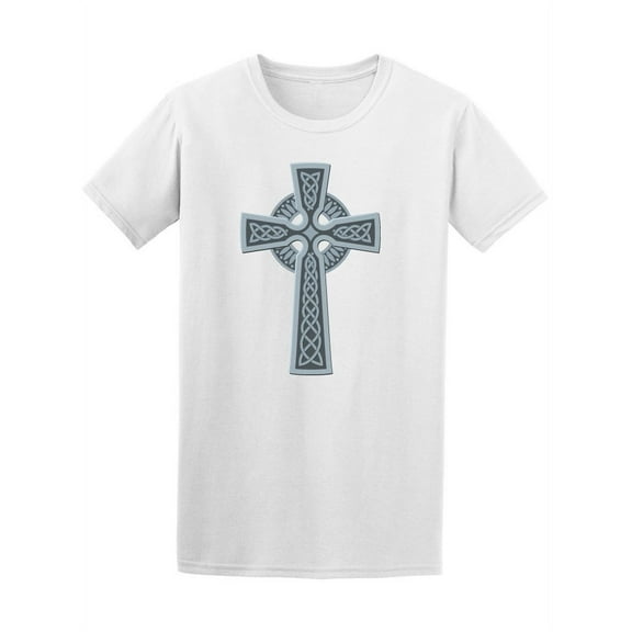 Blue Celtic Cross Men's Tee - Image by Shutterstock