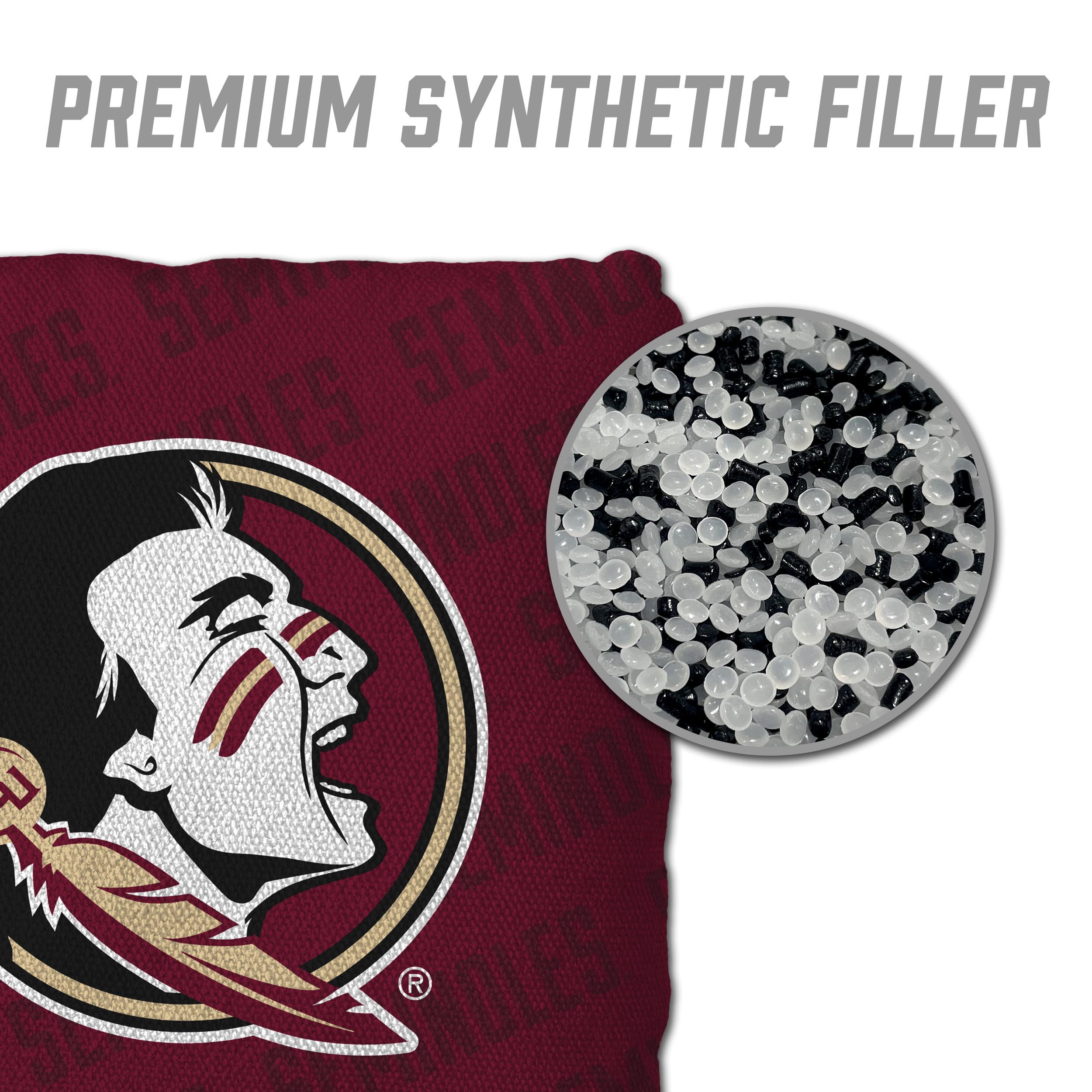 NCAA Florida State Seminoles Cornhole Bags - 4PK - Maroon