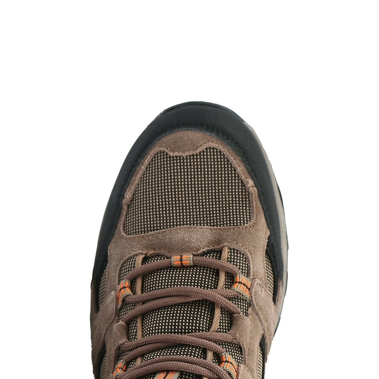 Monroe metallic leather store and suede trainer