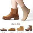 thumbnail image 5 of CoCoMangos Cotton Women Boot Socks: Aesthetic Soft Crew for Fall Winter Size 6-11 (3/6 Pack), 5 of 6