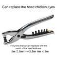 thumbnail image 4 of Wweixi Carbon Steel Long-lasting Eyelet Pliers - Rust-resistant And Multipurpose Hole Punch Rivet Pliers 1Set, 4 of 6