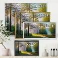 thumbnail image 4 of Designart 'Subtle Sunset Light Through The Trees II' Lake House Framed Canvas Wall Art Print, 4 of 5