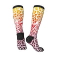 thumbnail image 5 of Lsque Leopard Skins And Heads Printed Crew Socks Men's Women's LightWeight Thin Casual Calf Socks ,Knee High Socks,Cotton Socks, 5 of 9