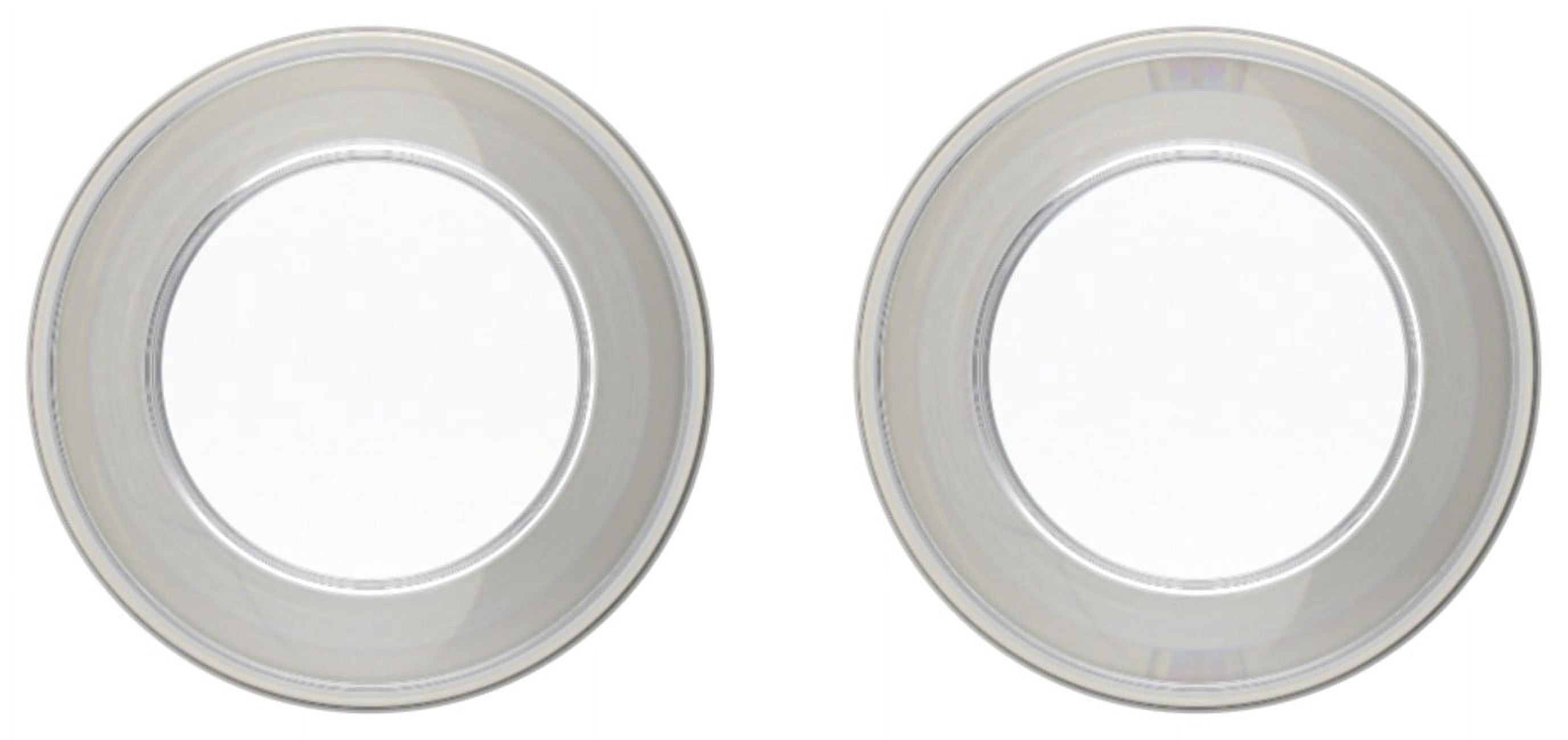 Baldwin PSCCYCRR044 Contemporary Crystal Passage Door Knob Set - Brass