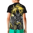 thumbnail image 3 of My Hero Academia Denki Kaminari Kids T-Shirt 3d Printed Graphic T-Shirts Boys And Girls Short Sleeve Shirts For Youth Kids Large, 3 of 7