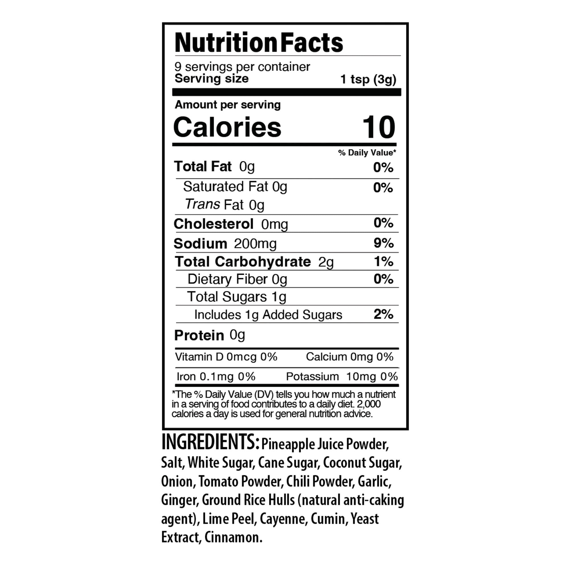 Merman's Revenge Tropical Shrimp Taco Seasoning Mix, 1 oz Packet