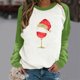 thumbnail image 2 of Sudadera Para Mujer Sudadera Con Capucha de Cuello Redondo Feliz Navidad Navidad Otoño Invierno Impreso Jersey de Manga Larga Suéter Odeerbi  ODB172840, 2 of 7
