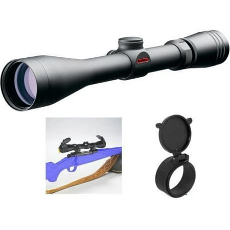 Redfield Revolution 3-9x40mm Matte 4-Plex Riflescope w/Butler Creek Black Eye