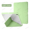 thumbnail image 1 of Y-fold Case For iPad Pro 11 2nd 3rd 4th For iPad 7/8/9th 10.2 10th Generation 10.9 Air 4 Air 5 5/6th Air 2 Pro 9.7 Tablet Cover Light Green iPad Mini 6, 1 of 6