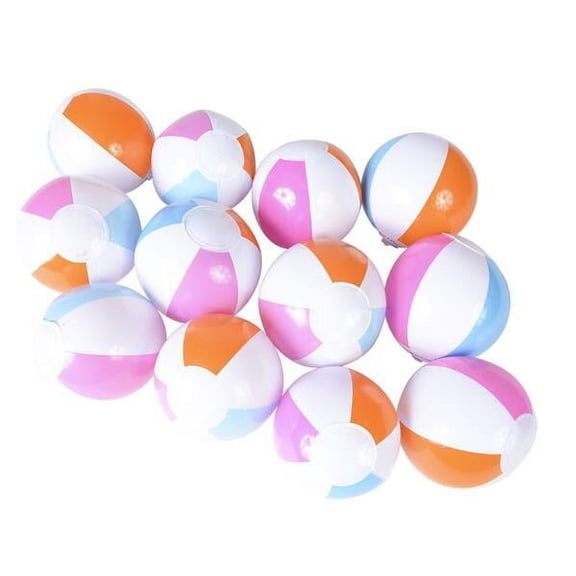 LOT OF 48 MINI BEACH BALLS 6" BEACHBALL BALL POOL PARTY