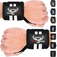 BEAST RAGE Weight Lifting Straps Wrist Wraps Fitness Padded Cotton