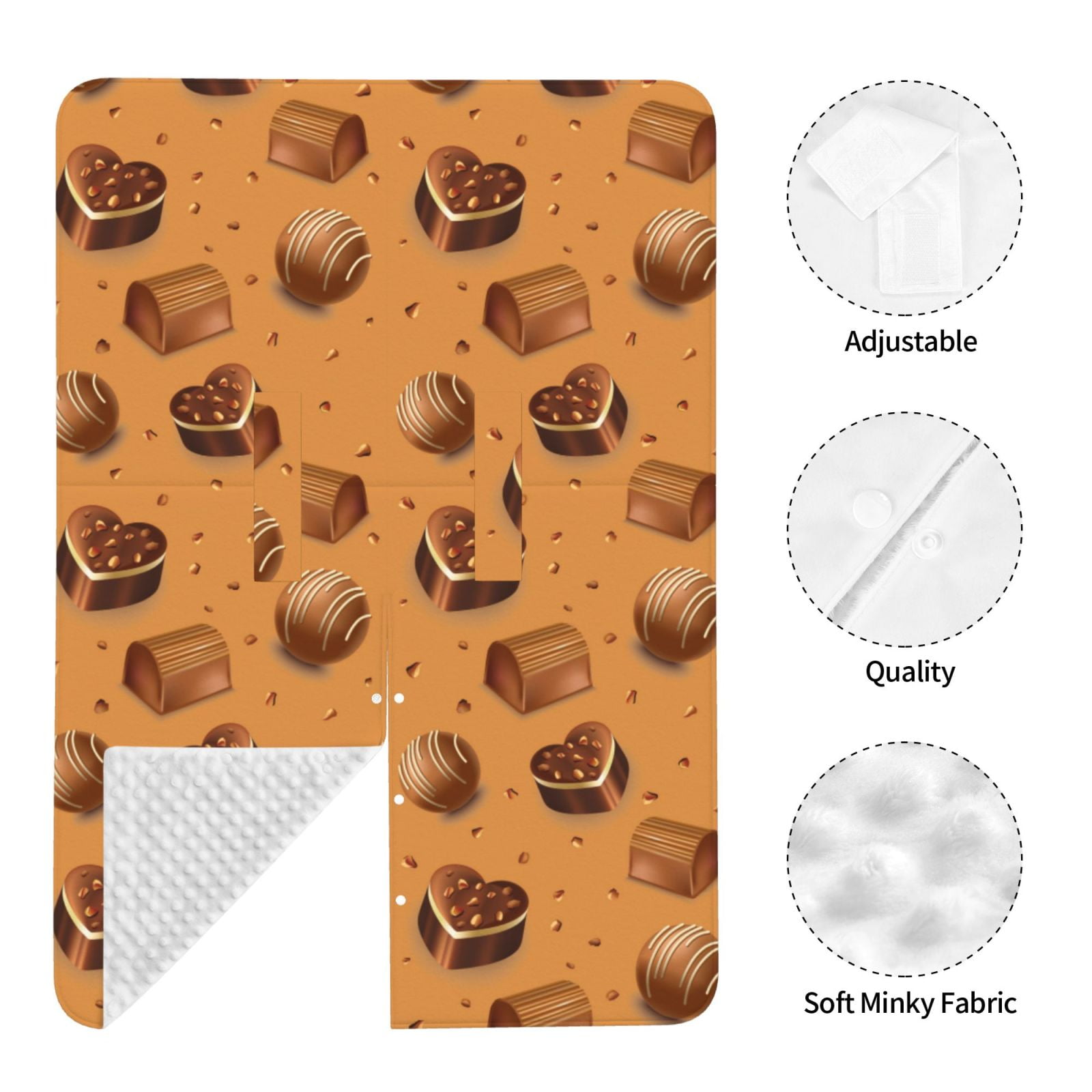 Car Seat Cover Baby - Chocolate Pattern No.9050 Breathable Infant Car Seat Cover for Baby Carseat, Lightweight Comfort Baby Essentials Must Haves Newborn Stuff for Girl Boy