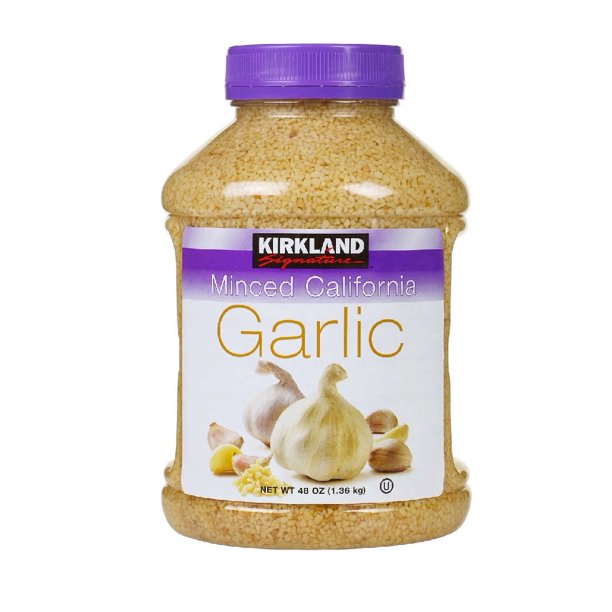 Kirkland Signature Minced California Garlic, 48 oz
