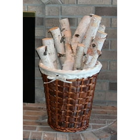 White Birch Log Set For Fireplace Walmart Com