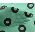 thumbnail image 5 of oneOone Viscose Chiffon Sea Green Fabric Polka Craft Projects Decor Fabric Printed By The Yard 42 Inch Wide-H8, 5 of 6