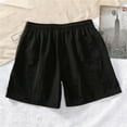 thumbnail image 3 of zuwimk Mens Shorts Casual,Men's Tech Cargo Straight Fit Shorts Black,M, 3 of 5