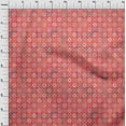 thumbnail image 3 of oneOone Viscose Jersey Red Fabric Batik Fabric For Sewing Printed Craft Fabric By The Yard 60 Inch Wide - B8, 3 of 5
