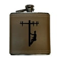 thumbnail image 2 of 8oz Lineman Flask, 2 of 4