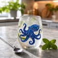 thumbnail image 5 of Artisanal Marine Animal Glassware, 2D Ocean Stemless Wine Glass, for Fresher Sips, Novelty Ocean Drinking Glass for Cocktails, Gift for Ocean Lovers, 5 of 6