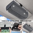 thumbnail image 4 of Soporte para gafas de sol para coche, estuche para gafas de sol, universal, para automoción, cristales brillantes, soporte para gafas, caja protectora, caja de almacenamiento, organizador co JFHHH pequeña, 4 of 5