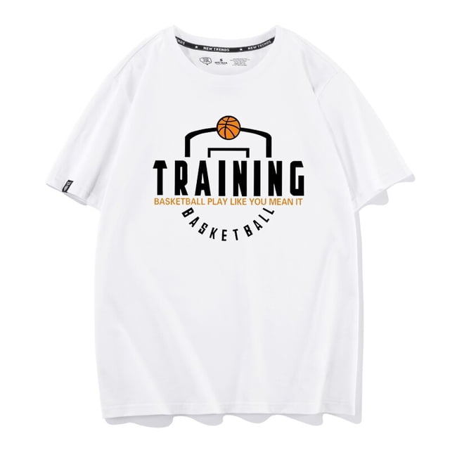 Camiseta de Graffiti Slam Dunk para hombre, Camiseta deportiva Retro americana, Media manga, suelta, dibujos animados, baloncesto, Verano