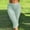 *Green, variant on ClodeEU Women's Plaid Slim Fit Capri Pants with Ruffle Hem and Side Slits,Casual Cropped Trousers Blue,Womens Plus XL