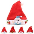 thumbnail image 4 of Santa hats Kids Christmas Santa Hat With Hands Cute Cartoon Design Holiday Hat For Children Festive Christmas Accessory small santa hats, 4 of 4