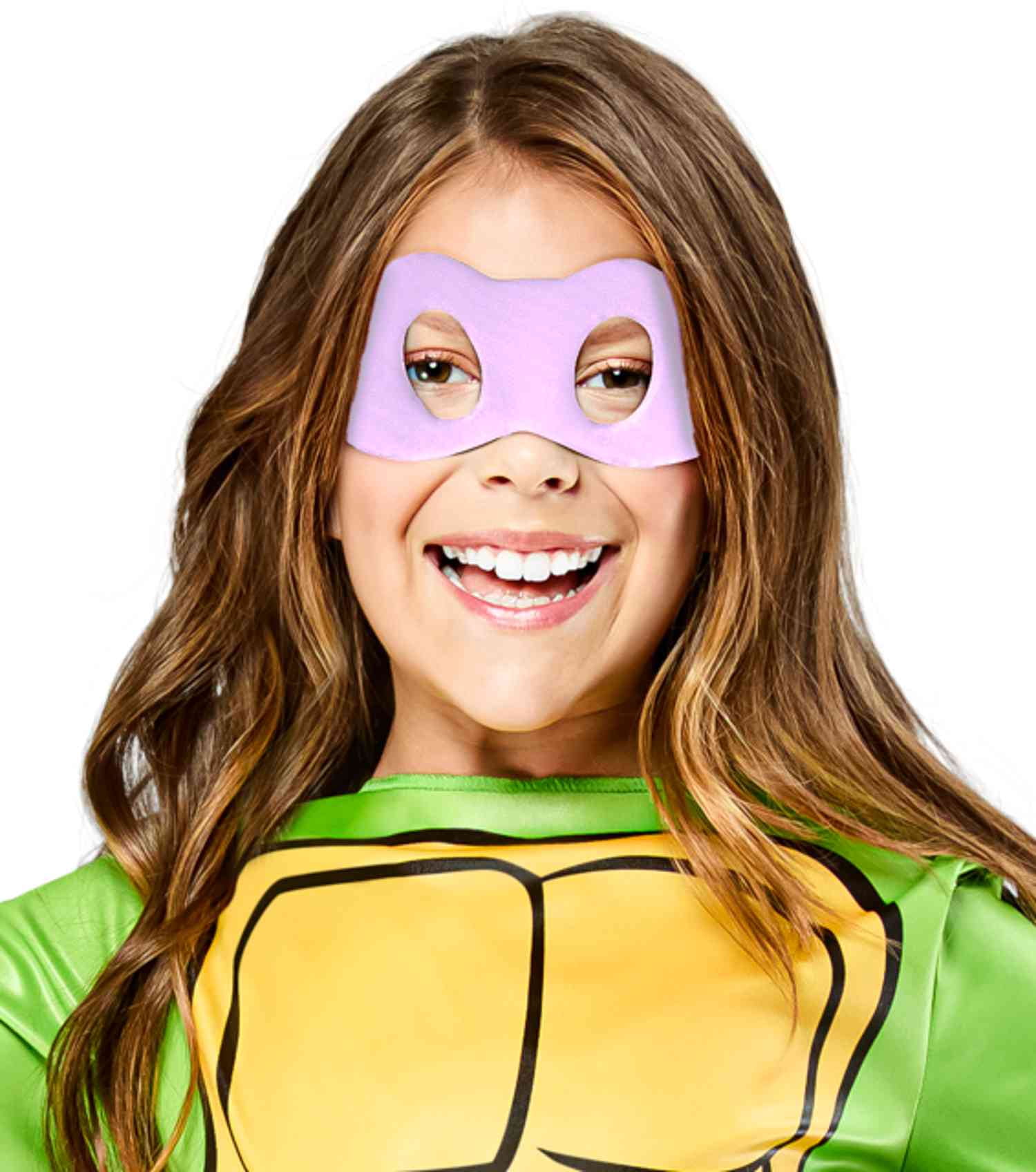 Teenage Mutant Ninja Turtles 4-in-1 Halloween Costume for Children, Girl's Size S (6/6x), by Rubies