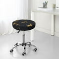 thumbnail image 7 of Easygdp Christmas Deers Easy To Install Bar Chair Cover&Cound Chair Cover&Elastic Stool Cover, Washable&Bottom With Elastic Edge - 14 Inch, 7 of 7