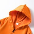 thumbnail image 4 of GYRATEDREAM Toddler Baby Fall Winter Zip-up Hoodie Jacket Kids Lightweight Long Sleeve Windbreaker Hooded Sweatshirts Coat with Pockets Boys Girls Solid Color Fleece Lined Outwear for 2-8 Years, 4 of 8