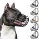 thumbnail image 2 of Breathable Metal Muzzle for Pitbull Large Dogs Amstaff XX, 2 of 4