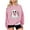 Pink#1, variant on cocolona Womens Halloween Crewneck Sweatshirt Fall Winter Casual Long Sleeve Pullover Tops Trendy Comfy Graphic Sweatshirt