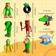 thumbnail image 3 of Figura de acción SYAUESOZ Tralalero Tralala con 5 personajes, 3 of 8